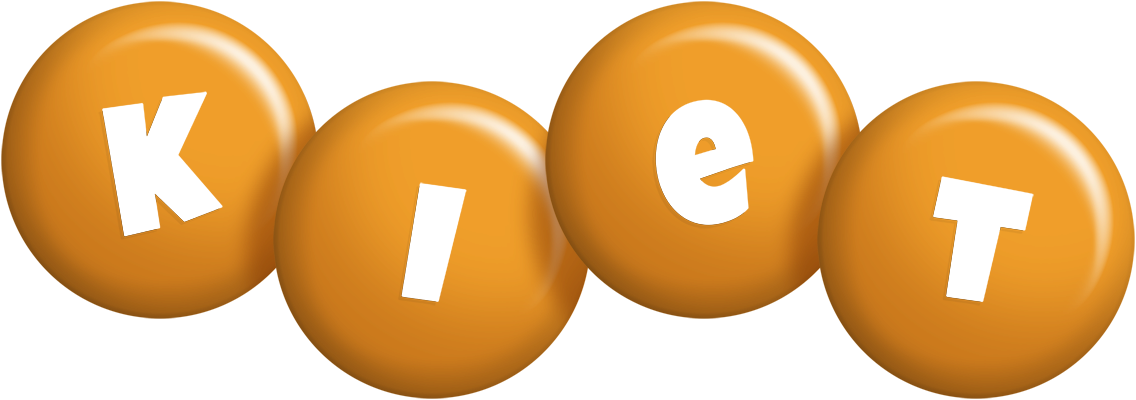 Kiet candy-orange logo