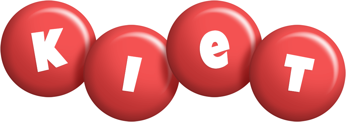 Kiet candy-red logo
