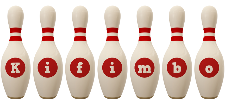 Kifimbo bowling-pin logo