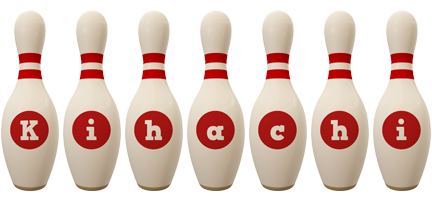 Kihachi bowling-pin logo