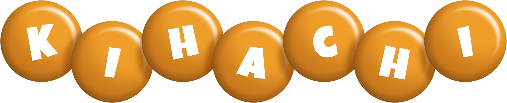 Kihachi candy-orange logo