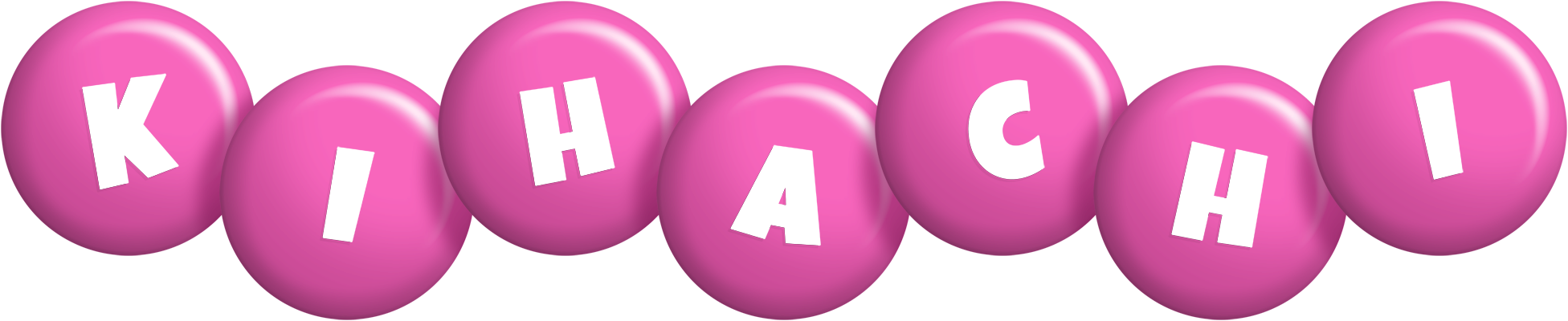 Kihachi candy-pink logo