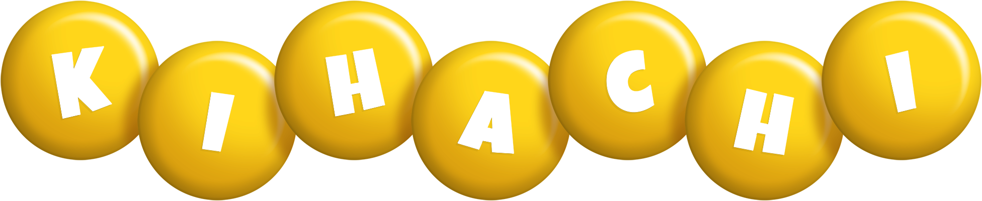 Kihachi candy-yellow logo