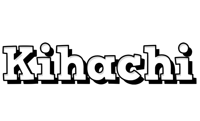 Kihachi snowing logo