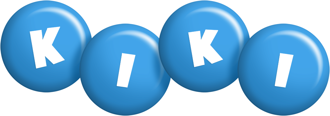Kiki candy-blue logo