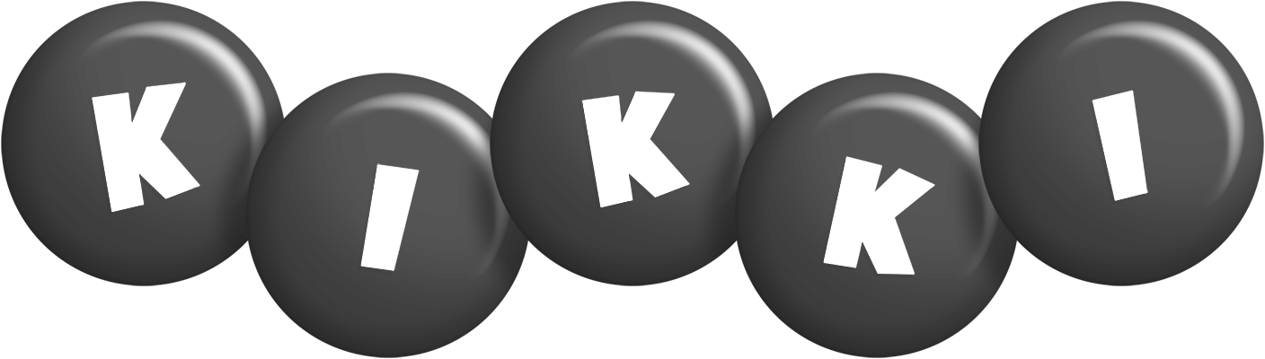 Kikki candy-black logo