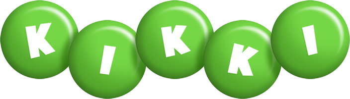 Kikki candy-green logo