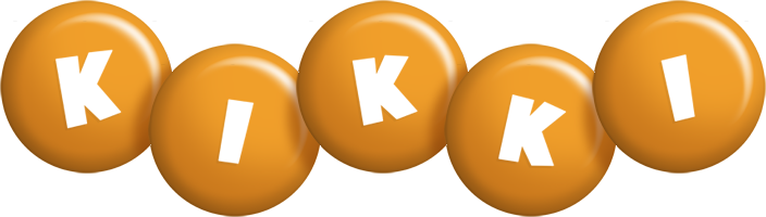 Kikki candy-orange logo