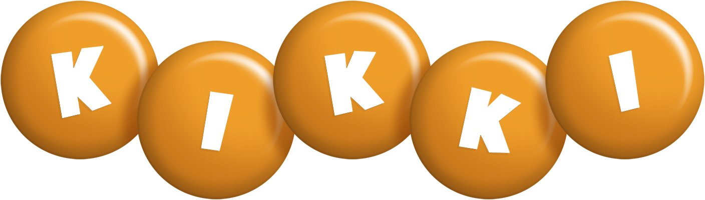 Kikki candy-orange logo