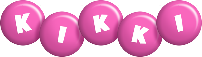 Kikki candy-pink logo