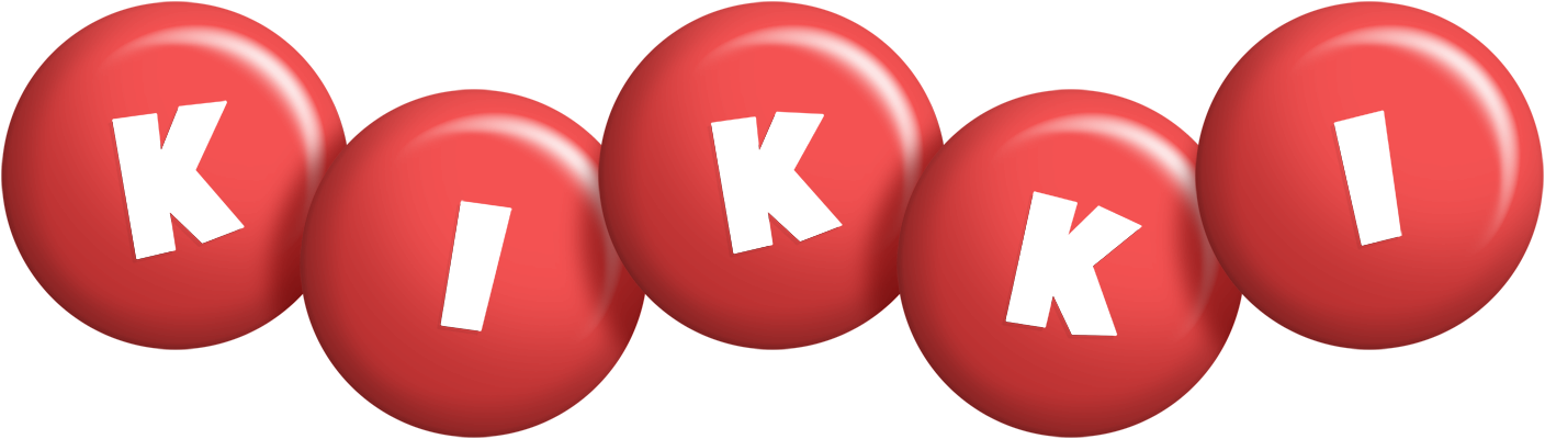 Kikki candy-red logo