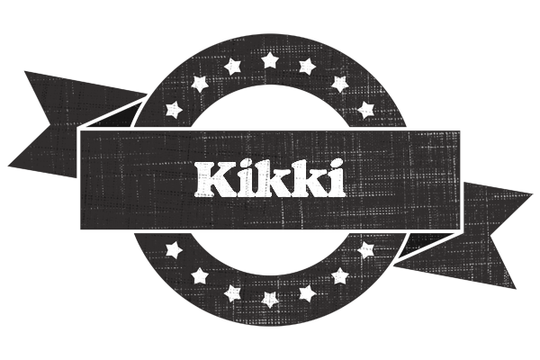 Kikki grunge logo