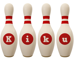 Kiku bowling-pin logo