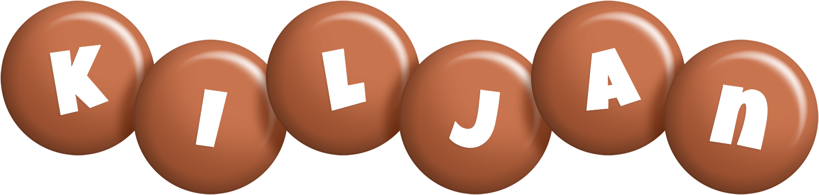 Kiljan candy-brown logo