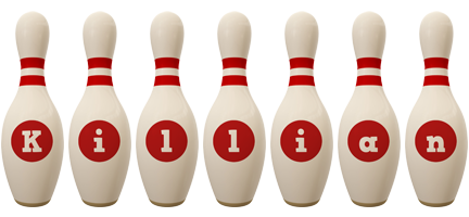 Killian bowling-pin logo