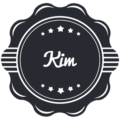 Kim badge logo