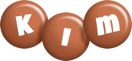 Kim candy-brown logo