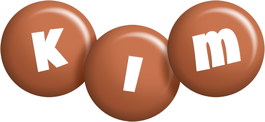 Kim candy-brown logo
