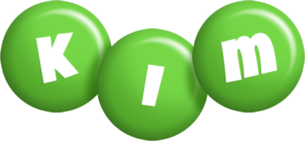 Kim candy-green logo