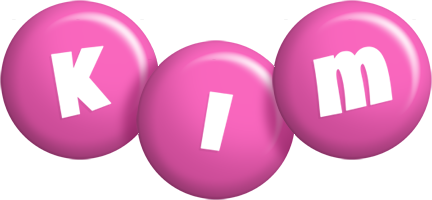 Kim candy-pink logo