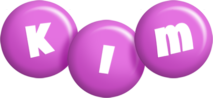 Kim candy-purple logo