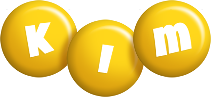 Kim candy-yellow logo
