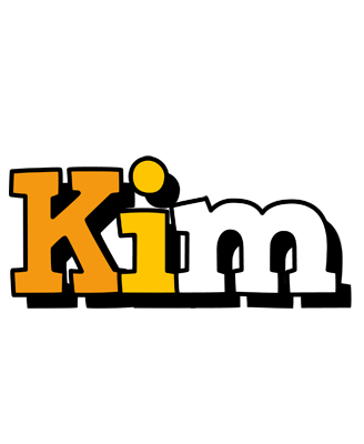 Kim cartoon logo