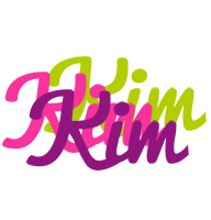 Kim flowers logo