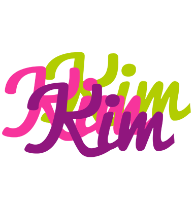 Kim flowers logo