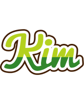 Kim golfing logo
