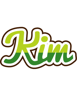 Kim golfing logo