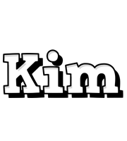 Kim snowing logo