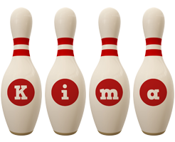 Kima bowling-pin logo