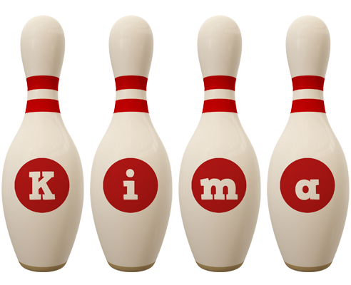 Kima bowling-pin logo