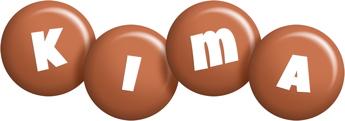 Kima candy-brown logo