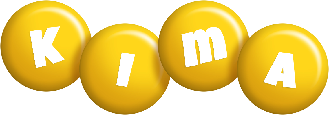 Kima candy-yellow logo