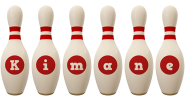 Kimane bowling-pin logo