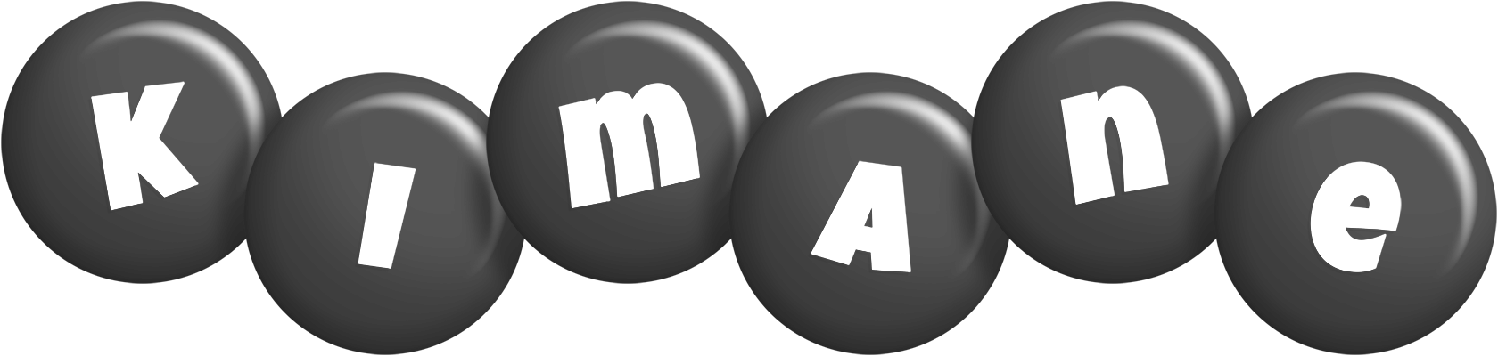 Kimane candy-black logo