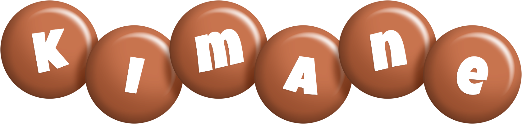 Kimane candy-brown logo