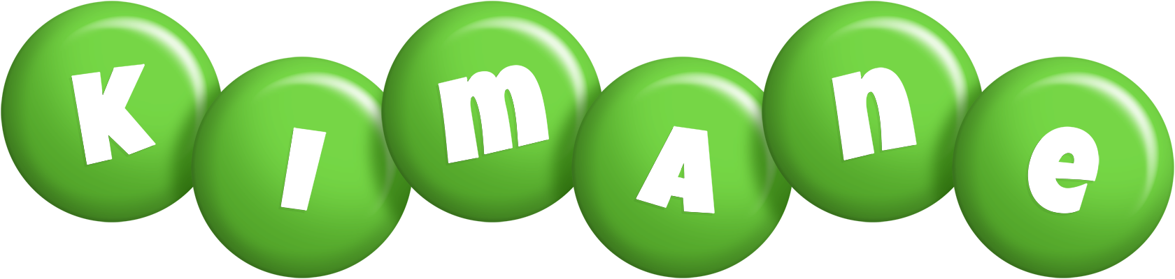 Kimane candy-green logo
