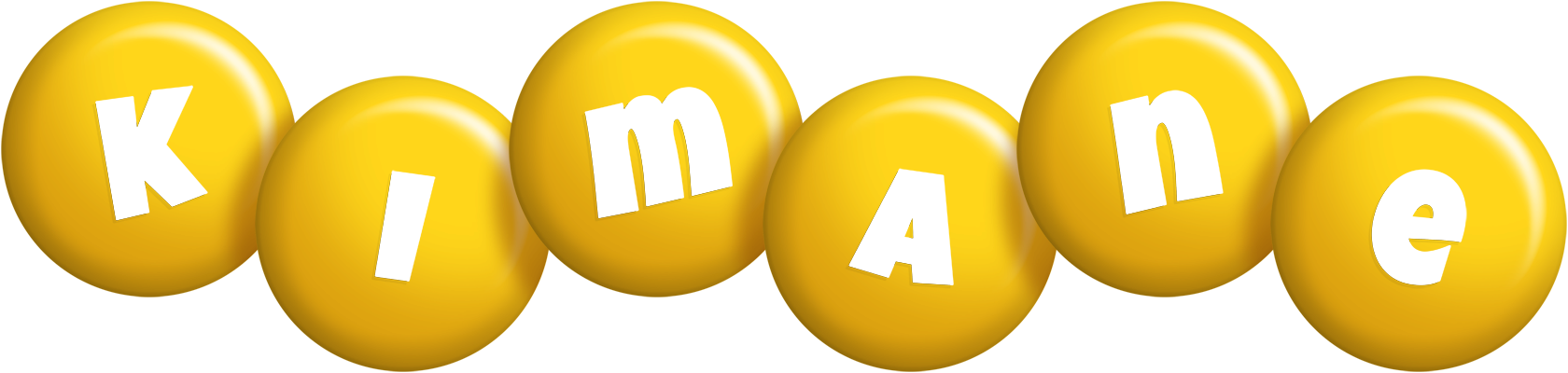 Kimane candy-yellow logo