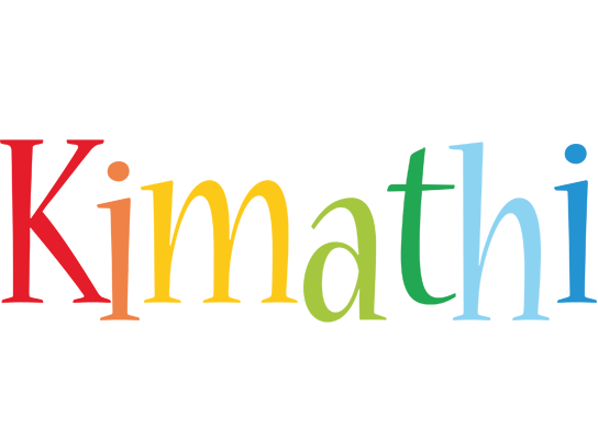 Kimathi birthday logo