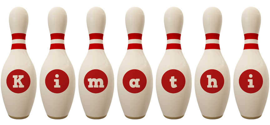 Kimathi bowling-pin logo