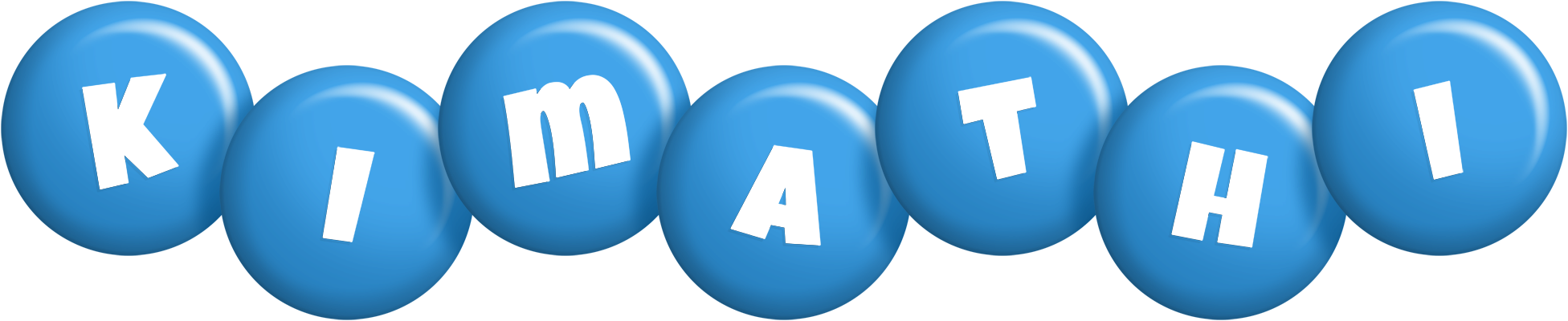 Kimathi candy-blue logo