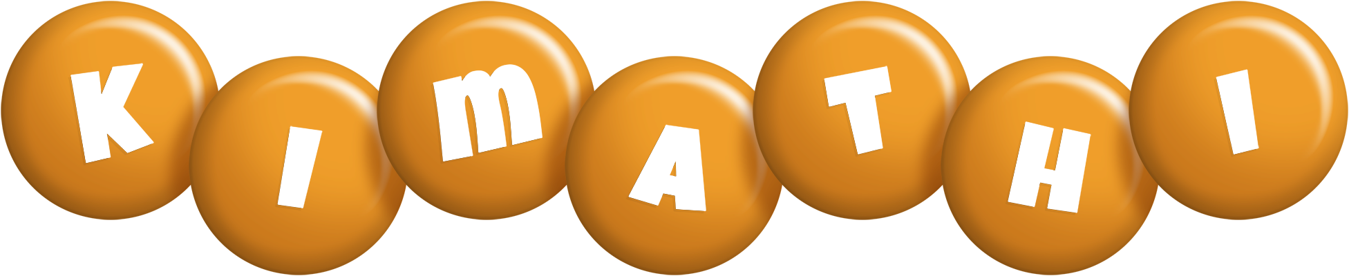 Kimathi candy-orange logo