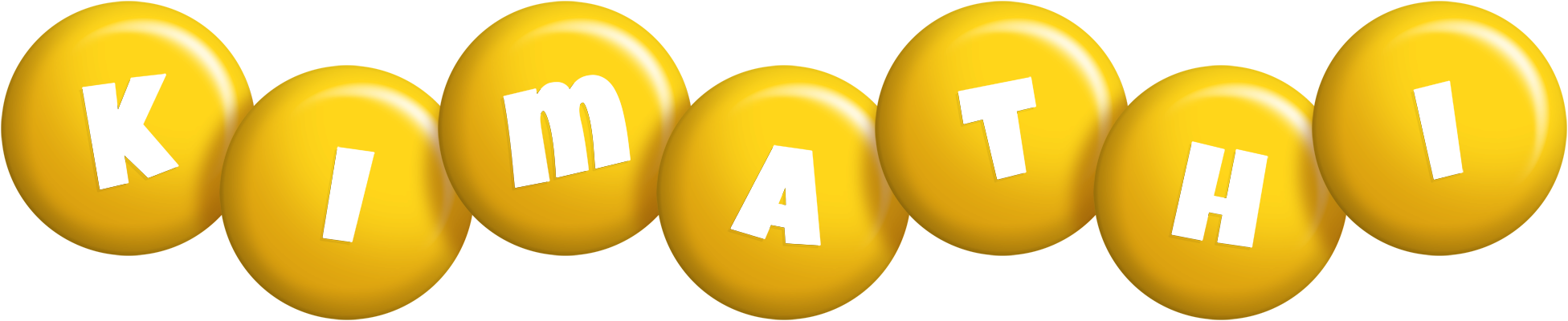 Kimathi candy-yellow logo