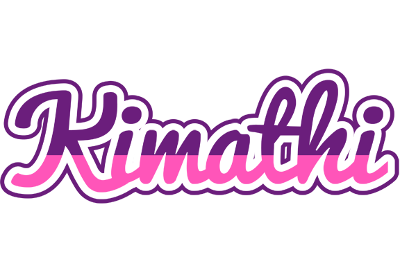 Kimathi cheerful logo