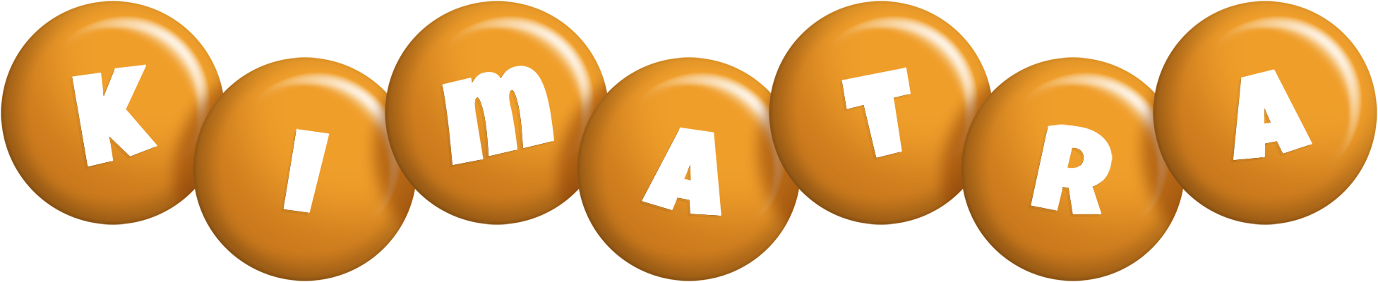 Kimatra candy-orange logo