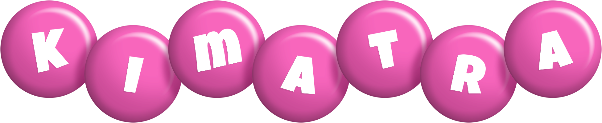 Kimatra candy-pink logo