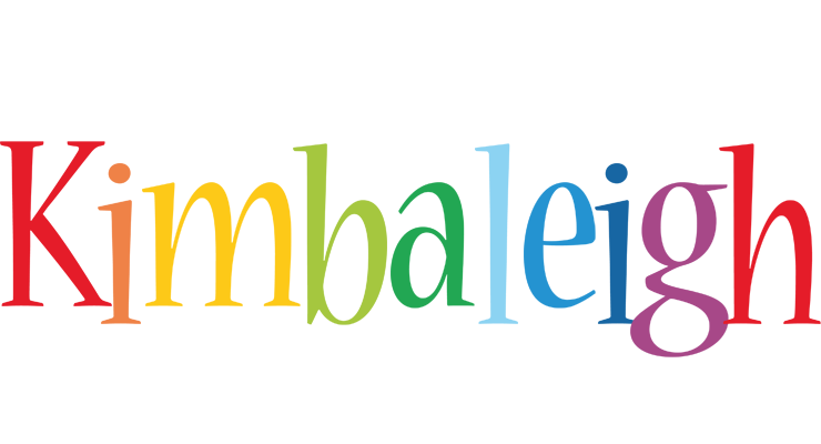 Kimbaleigh birthday logo